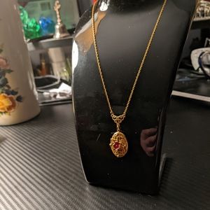 Papillion Gold Tone Locket